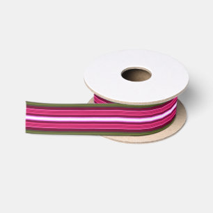 HAMbyWG - Tourmaline Stripe Satijnen Lint