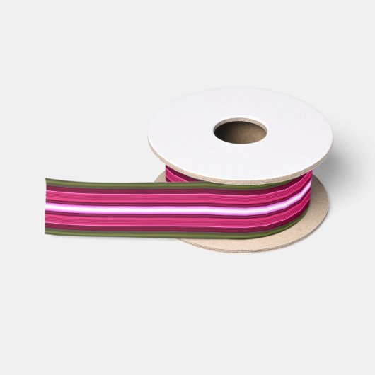 HAMbyWG - Tourmaline Stripe Satijnen Lint (Spoel)