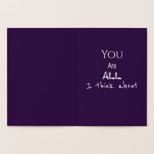 HAMbyWG U bent alles wat ik denk Folie Kaarten (Binnen)