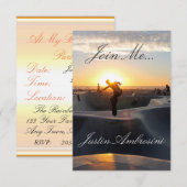 HAMbyWG - Uitnodiging - Skateboarder (Voorkant / Achterkant)