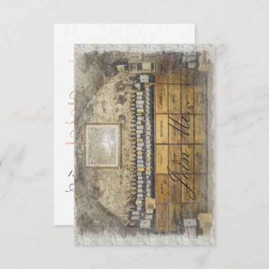 HAMbyWG - Uitnodiging - Wijnkelder (Voorkant / Achterkant)