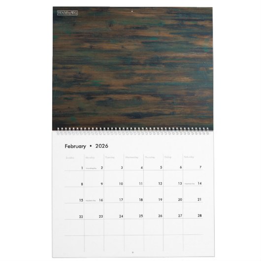 HAMbyWG-uurafschrijvingskalender Kalender (Feb 2026)