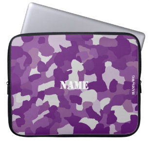 HAMbyWG - Vintage Look Camouflage in elke kleur Laptop Sleeve