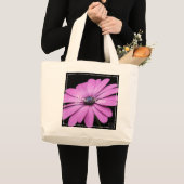 HAMbyWG - Violet Daisy Flowers Grote Tote Bag (Voorkant (product))