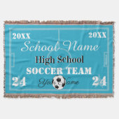 HAMbyWG -  voetbal Deken (Voorkant)