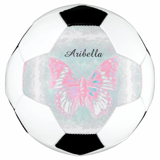 HAMbyWG - Voetbal - Roze vlinder (Voorkant)