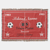 HAMbyWG-voetbalteam Deken (Voorkant)