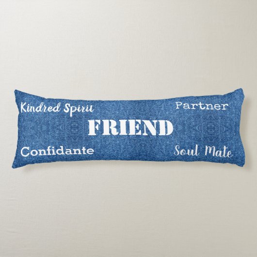 HAMbyWG - Vriend Thema, Verstoorde blik Lichaamskussen (Voorkant)