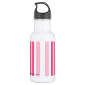 HAMbyWG - Waterfles (18 oz), Roze hart/P/Wh Waterfles (Achterkant)