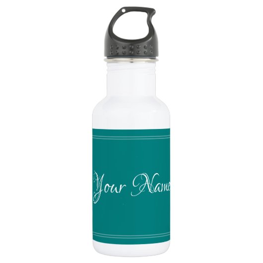 HAMbyWG waterfles - Aqua Blauwgroen (Voorkant)