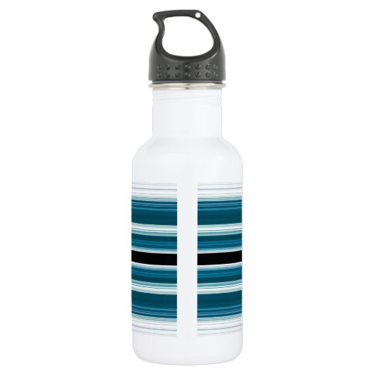 HAMbyWG - Waterflesje - Aqua & White Waterfles (Achterkant)