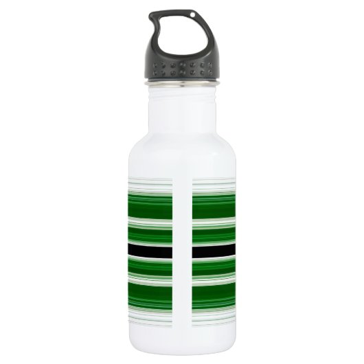 HAMbyWG - Waterflesje - groen en wit Waterfles (Achterkant)