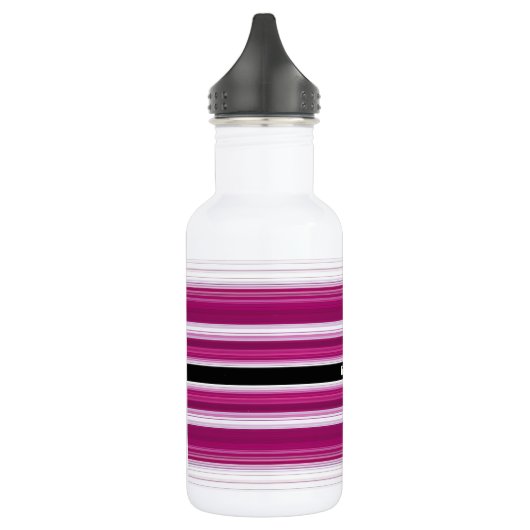 HAMbyWG - Waterflesje - Roze en wit Waterfles (Links)