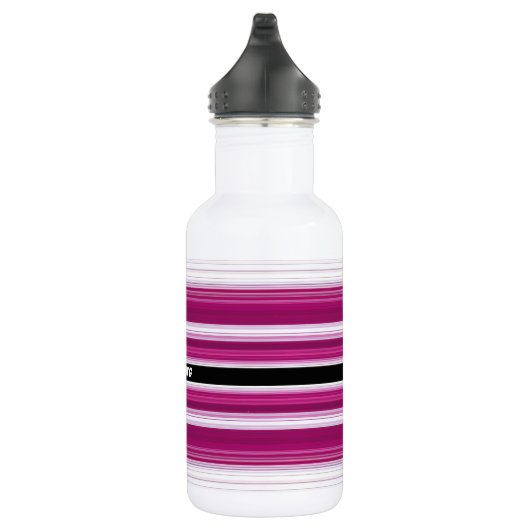 HAMbyWG - Waterflesje - Roze en wit Waterfles (Rechts)