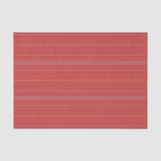 HAMbyWG - Weefpapier - Rood fijn streep Tissuepapier (Voorkant)