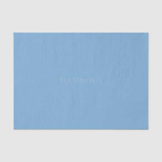 HAMbyWG - Weefselpapier - Blauw in het middelbaar  Tissuepapier (Voorkant)