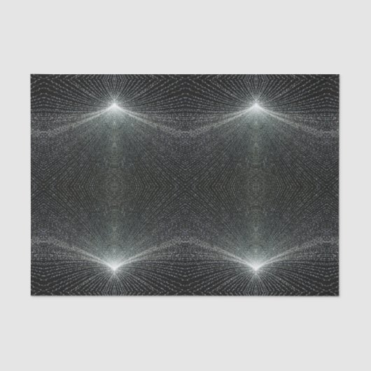 HAMbyWG - Weefselpapier - zwart met licht Tissuepapier (Voorkant)