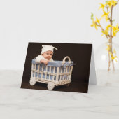 HAMbyWG - Wenskaart - Baby Kaart (Gele Bloem)