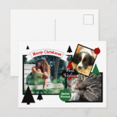 HAMbyWG Whimsy Kaart voor Kerstmis (Voorkant / Achterkant)