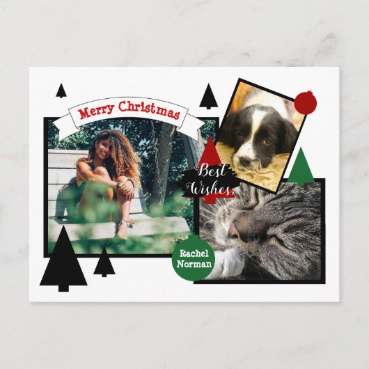 HAMbyWG Whimsy Kaart voor Kerstmis (Voorkant)