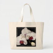 HAMbyWG - Witte orchideeën Grote Tote Bag (Voorkant)