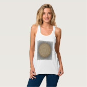 HAMbyWG - Womens Boho Circle - Beige on Tank (Volledige Voorkant)