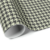 HAMbyWG Wrapping Paper - Black/Beige Houndstooth Cadeaupapier (Rol Hoek)
