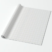HAMbyWG Wrapping Paper - Wh/crm Lg Basket Weave Cadeaupapier (Uitgerold)