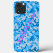 HAMbyWG Xtreme Phone Case - Blue Camouflage (Achterkant)