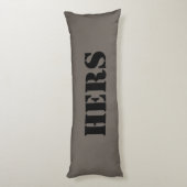 HAMbyWG - Zijn & Haar Thema Lichaamskussen (Achterkant (Verticaal))