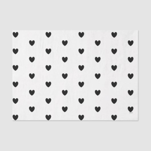 HAMbyWG - Zwarte harten - Tissuepapier (Voorkant)
