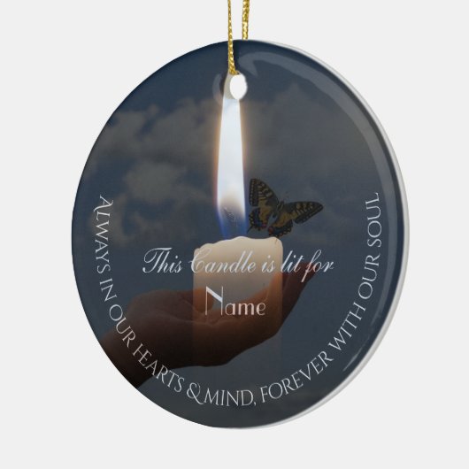 HAMbyWhiteGlove Candle Butterfly Ornament (Links)