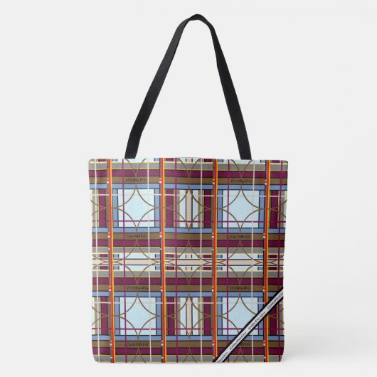 HAMbyWhiteglove - Canvas tas - Geo Prayer (Voorkant)