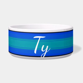 HAMbyWhiteGlove - Dog food Bowl Hot Blue Voerbakje