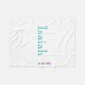 HAMbyWhiteGlove - Fleece Blanket - Caslon Font Deken (Voorkant (Horizontaal))