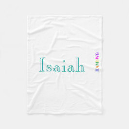 HAMbyWhiteGlove - Fleece Blanket - Caslon Font Deken