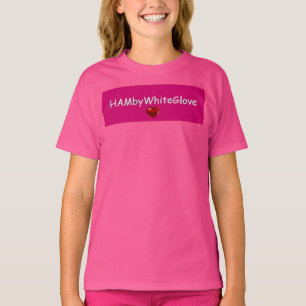 HAMbyWhiteGlove Logo/Heart - 13 kleuren - meisjes T-shirt