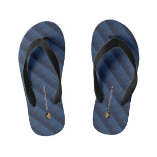 HAMbyWhiteGlove Logo Indigo - Slippers Kinder Teenslippers