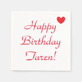 HAMbyWhiteGlove - Paper Napkin - Golfing Servetten (Voorkant)