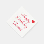 HAMbyWhiteGlove - Paper Napkin - Golfing Servetten (Hoek)