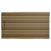 HAMbyWhiteGlove - Pillow Hoesjes - Amber Stripe Kussensloop (Voorkant-Links)