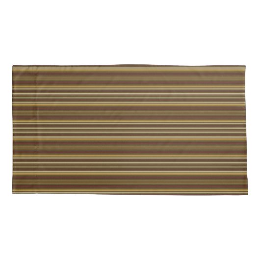 HAMbyWhiteGlove - Pillow Hoesjes - Amber Stripe Kussensloop (Achterkant-Links)