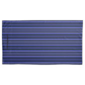 HAMbyWhiteGlove - Pillow Hoesjes - Sapphire Stripe Kussensloop (Voorkant-Links)