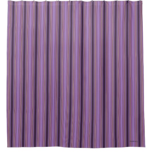 HAMbyWhiteGlove Shower Curtain - Amethyst Stripe Douchegordijn (Voorkant)