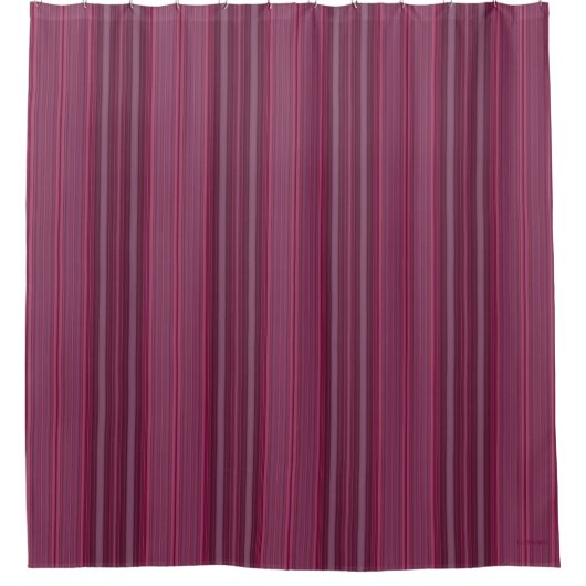 HAMbyWhiteGlove Shower Curtain - Ruby Stripe Douchegordijn (Voorkant)