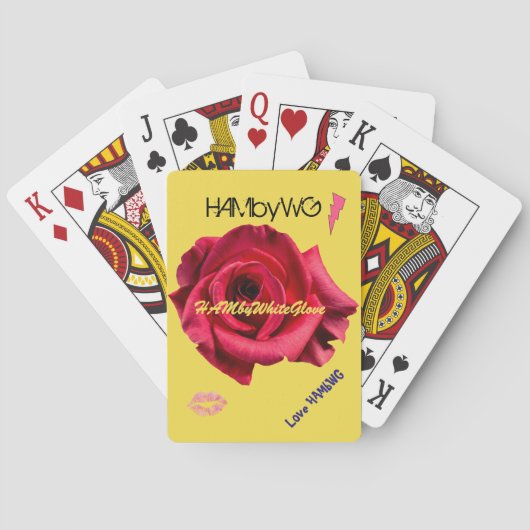 HAMbyWhiteGlove - Spelkaarten - Comic Roos Speelkaarten (Achterkant)