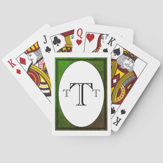 HAMbyWhiteGlove - Spelkaarten - groen Pokerkaarten (Achterkant)
