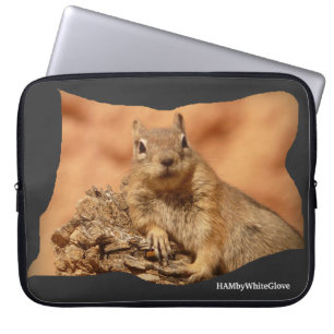 HAMbyWhiteGlove Squirrel - Laptophoes Laptop Sleeve
