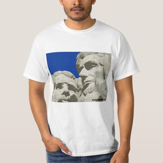 HAMbyWhiteGlove T-Shirt - Mt. Rushmore Basic Paint (Voorkant)