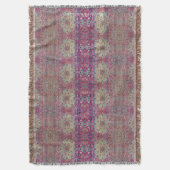 HAMbyWhiteGlove - Throw Blanket - Roze Perzisch Deken (Voorkant Verticaal)